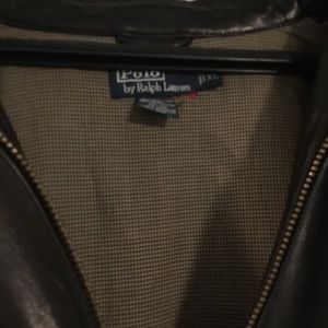 Men’s Polo leather jacket